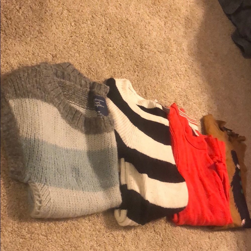 Bundle of used condition sweaters